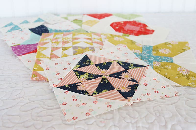 Moda Block Heads 3 Block 36 featured by Top US Quilt Blog, A Quilting Life