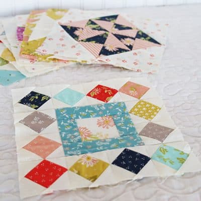 Moda Block Heads 3 Block 37 featured by Top US Quilting Blog, A Quilting Life