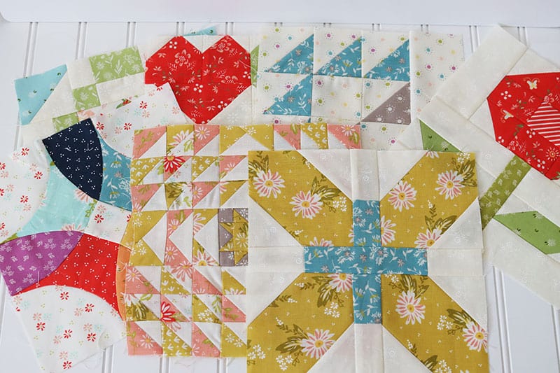 Moda Block Heads 3 Block 35 featured by Top US Quilting Blog, A Quilting Life: image of block 35