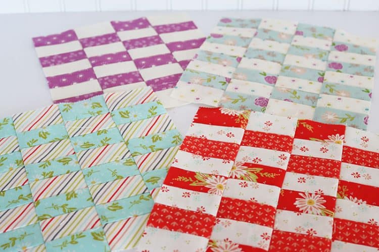 Scrappy Honeybun Quilt Block Tutorial A Quilting Life