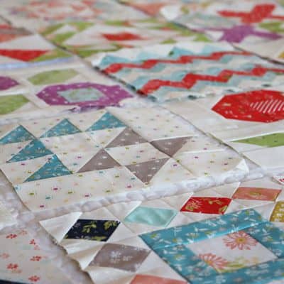 Moda Block Heads 3 Block 41 featured by Top US Quilting Blog, A Quilting Life