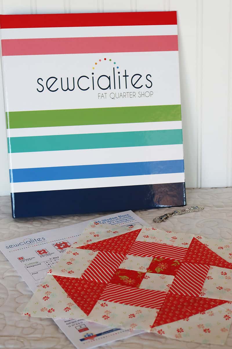 Sewcialites Block 5 featured by Top US Quilting Blog, A Quilting Life
