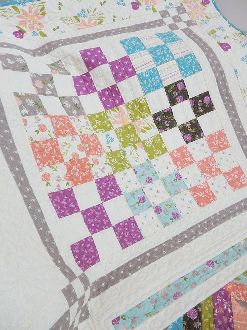 Labor of Love Sampler Block 3 featured by Top US Quilting Blog, A Quilting Life