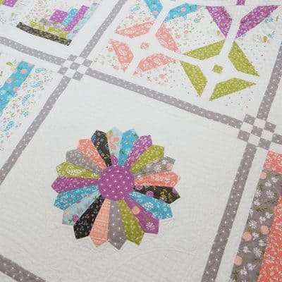 Labor of Love Sampler Block 2 Featured by Top US Quilting Blog, A Quilting Life