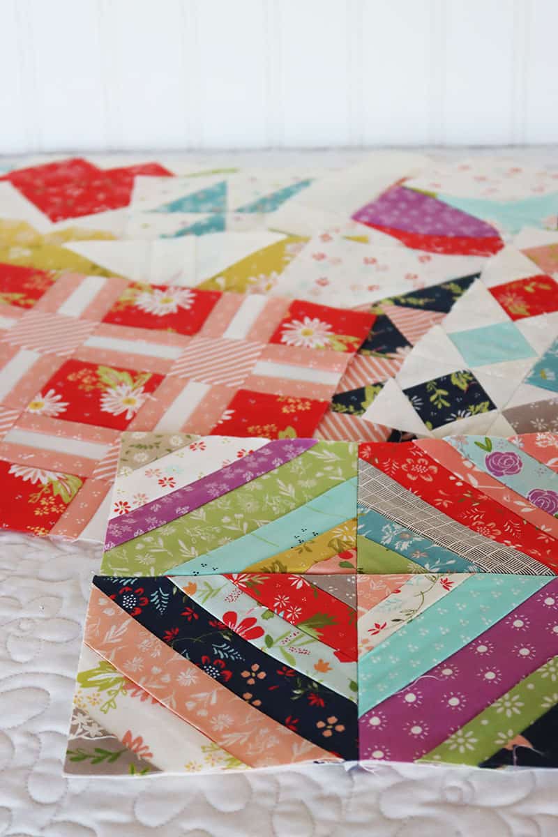 Moda Block Heads 3 Block 40 featured by Top US Quilting Blog, A Quilting Life