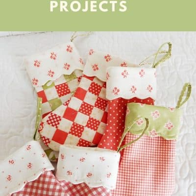 Quilted Christmas Decor Projects featured by Top US Quilting Blog, A Quilting Life