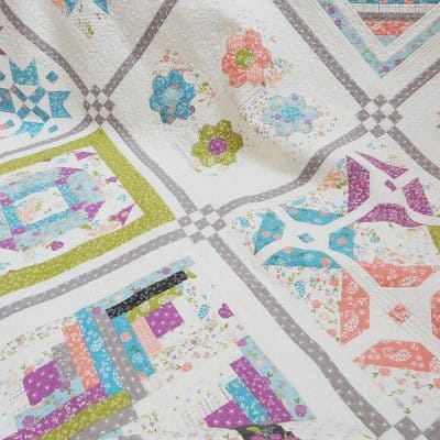 Labor of Love Sampler Block 12 featured by Top US Quilting Blog, A Quilting Life