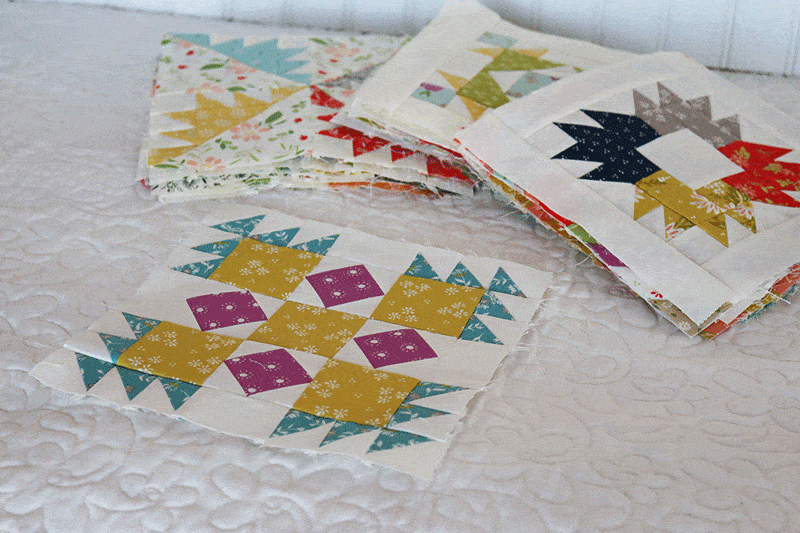 Moda Block Heads 3 Block 43 featured by Top US Quilting Blog, A Quilting Life: image of Block Heads 3 Blocks