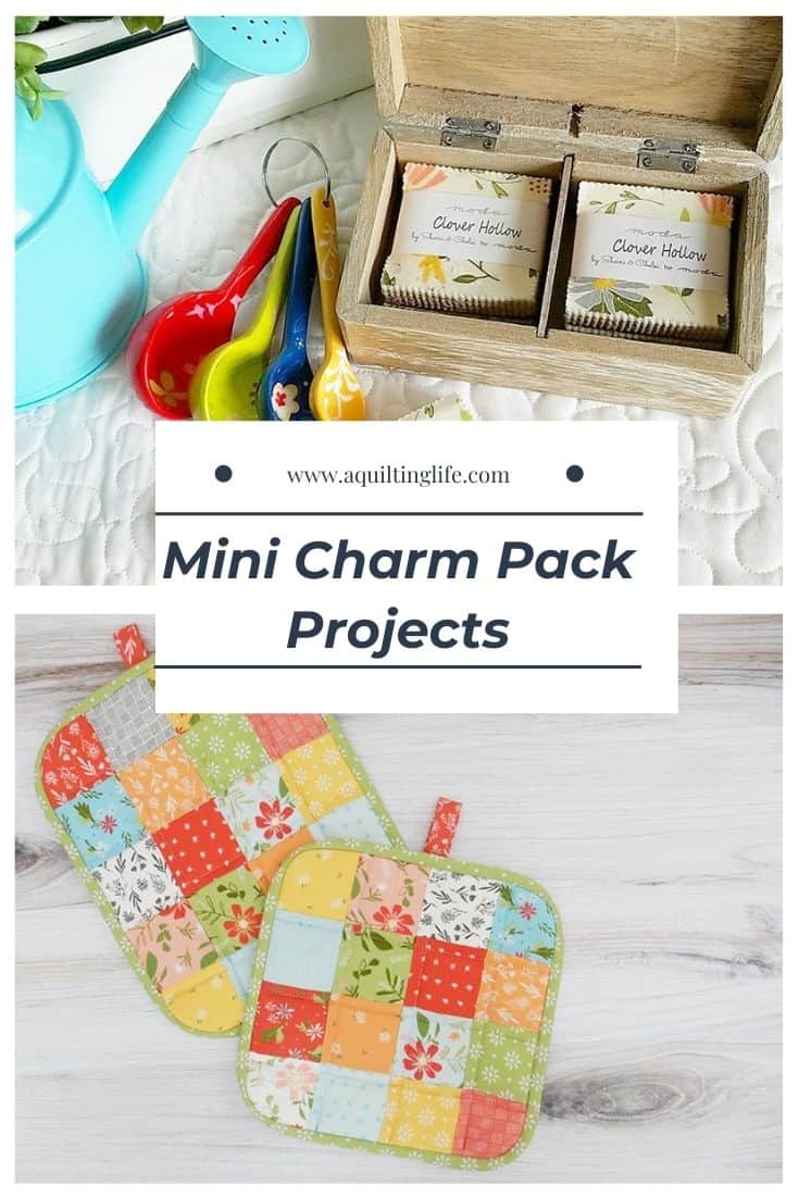 Mini Charm Pack Projects featured by Top US Quilting Blog, A Quilting Life