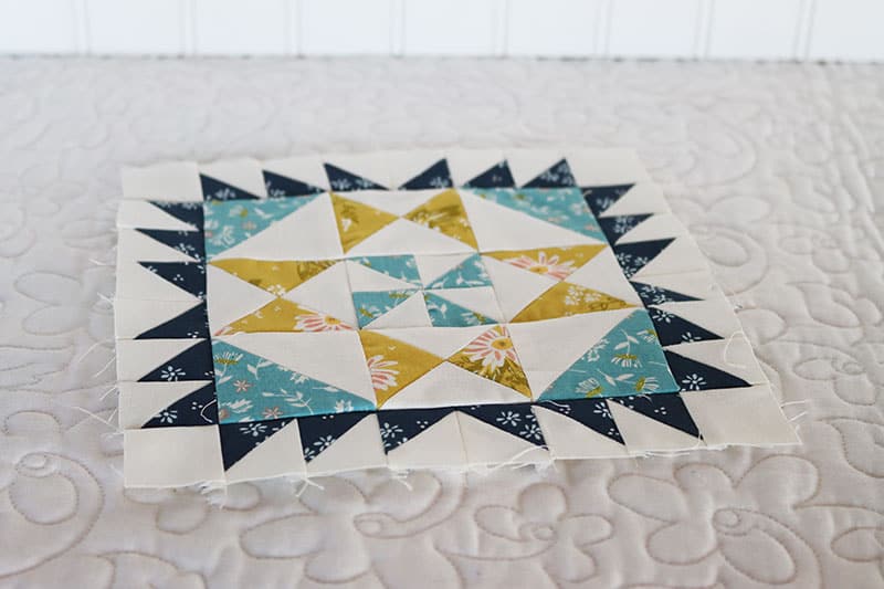 Moda Block Heads 3 Block 48 featured by Top US Quilting Blog, A Quilting Life