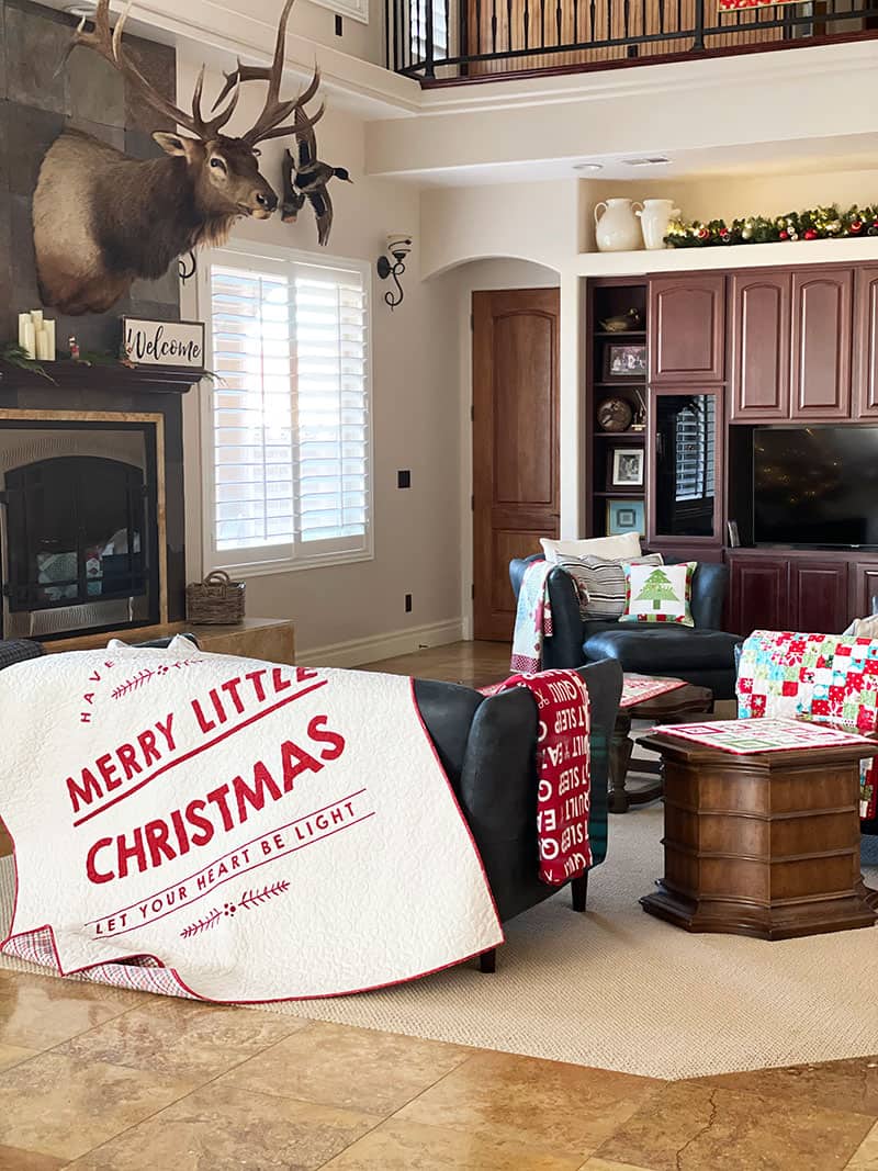 Quilting Life Christmas Home Tour 2020 featured by Top US Quilting Blog, A Quilting Life