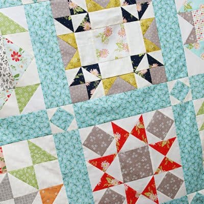 Quilting Life Block of the Month 2020 Finishing featured by Top US Quilting Blog, A Quilting Life