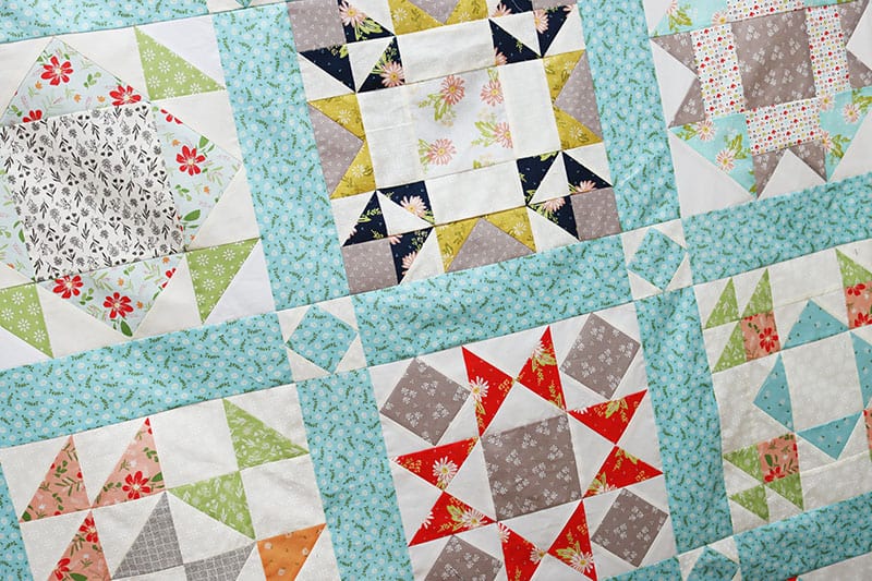 Quilting Life Block of the Month 2020 Finishing featured by Top US Quilting Blog, A Quilting Life