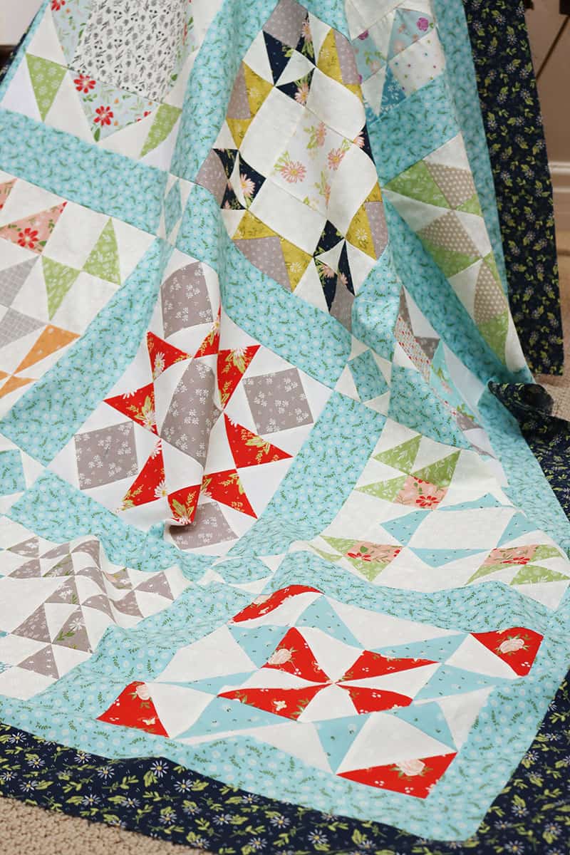Quilting Life Block of the Month 2020 Finishing featured by Top US Quilting Blog, A Quilting Life