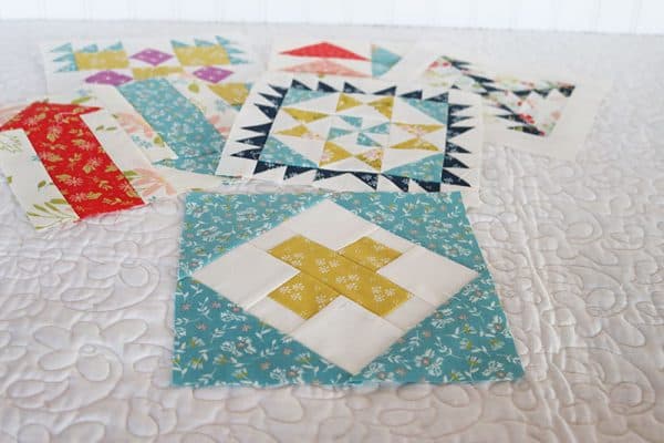 Moda Block Heads 3 Block 49 featured by Top US Quilting Blog, A Quilting Life