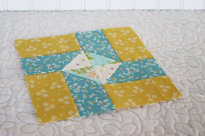 Moda Block Heads 3 Block 52 featured by Top US Quilting Blog, A Quilting Life