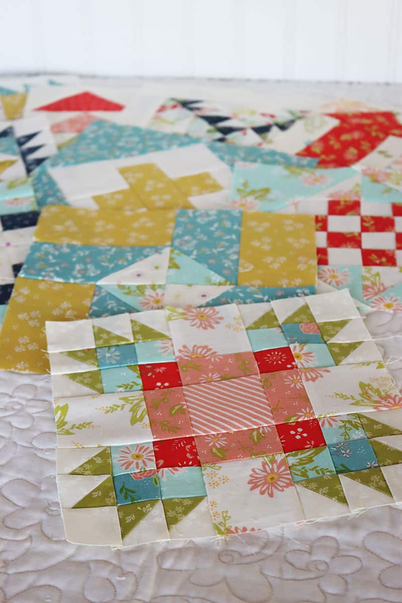 Moda Block Heads 3 Block 53 featured by Top US Quilting Blog, A Quilting Life