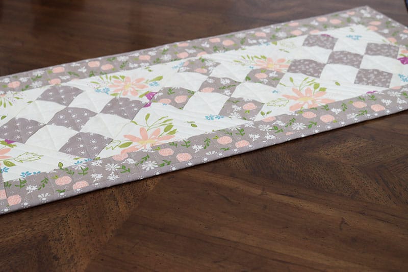 9-Patch Table Runner Tutorial Video featured by Top US Quilting Blog, A Quilting Life