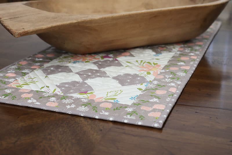 9-Patch Table Runner Tutorial featured by Top US Quilting Blog, A Quilting Life