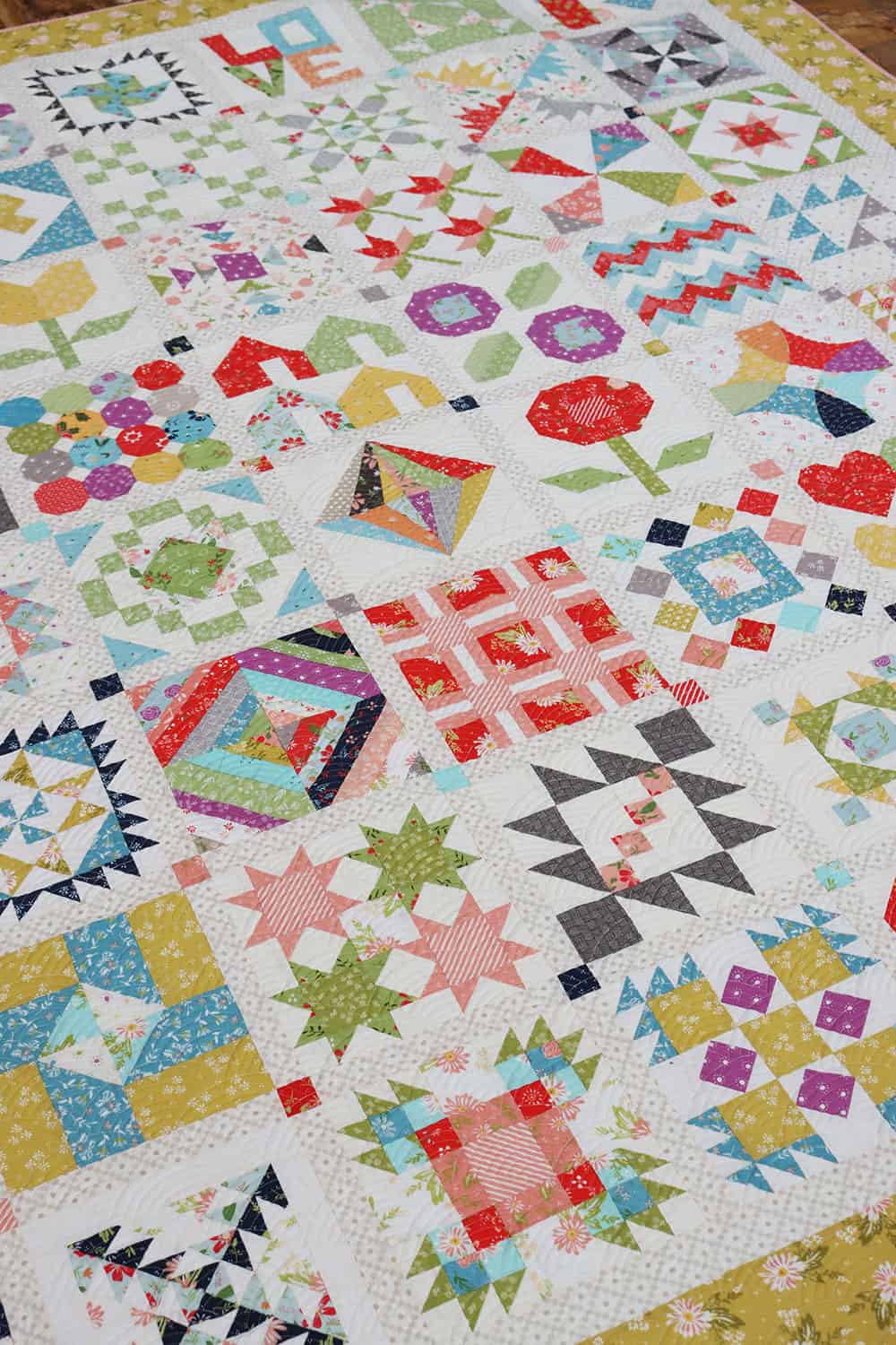 Moda Block Heads 3 Block 56 featured by Top US Quilting Blog, A Quilting Life
