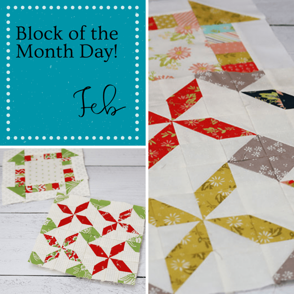 February 2021 Block of the Month featured by Top US Quilting Blog, A Quilting Life