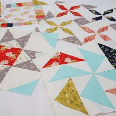 April 2021 Quilt Block of the Month featured by Top US Quilting Blog, A Quilting Life