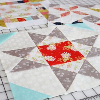 March 2021 Quilt Block of the Month featured by Top US Quilting Blog, A Quilting Life