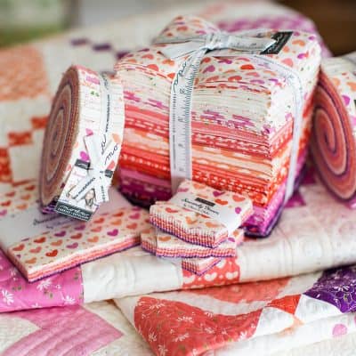 Sincerely Yours Fabrics by Sherri & Chelsi featured by Top US Quilting Blog, A Quilting Life: image of Sincerely Yours Fabrics