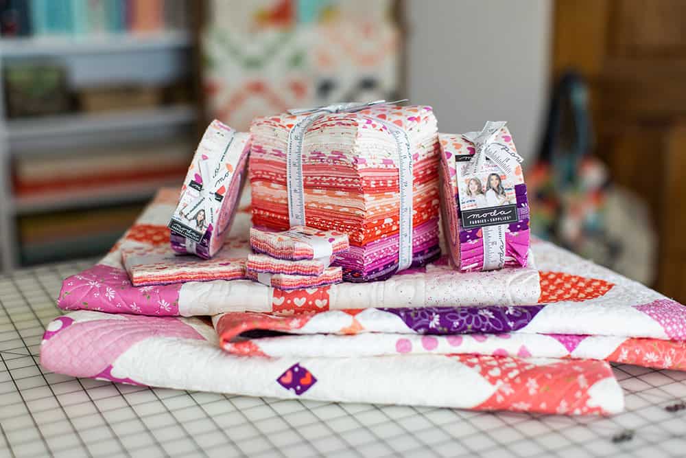 Sincerely Yours Fabrics by Sherri & Chelsi featured by Top US Quilting Blog, A Quilting Life: image of Sincerely Yours Fabrics