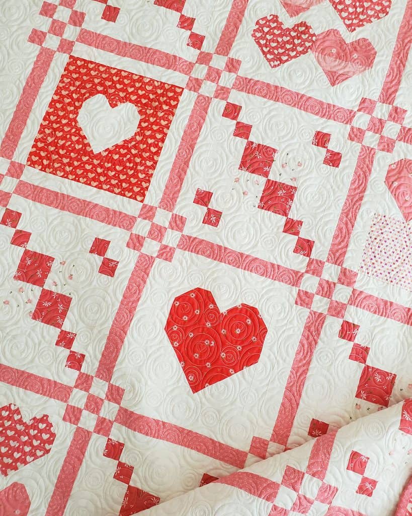 The Together Quilt: Stitch Pink 2021 featured by Top US Quilting Blog, A Quilting Life