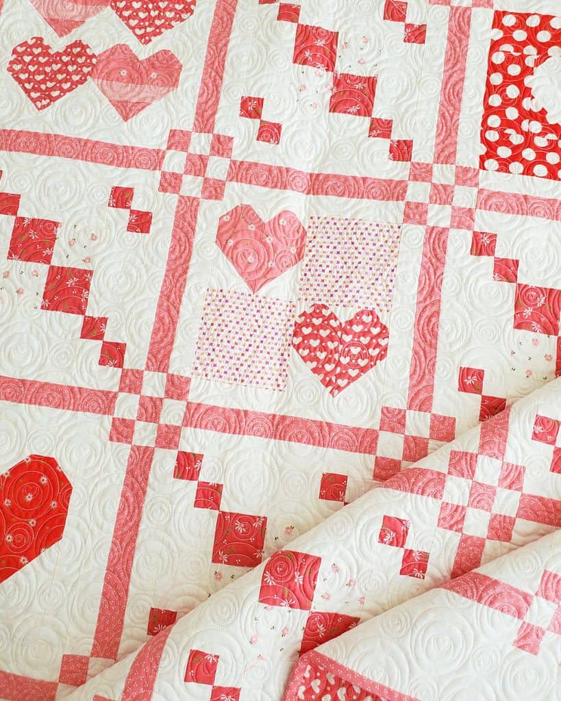 The Together Quilt: Stitch Pink 2021 featured by Top US Quilting Blog, A Quilting Life