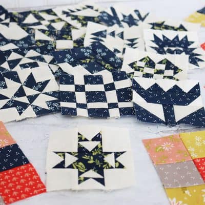 Sewcialites Block 25 featured by Top US Quilting Blog, A Quilting Life