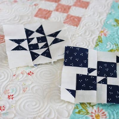 Sewcialites Block 28 (+27) featured by Top US Quilting Blog, A Quilting Life