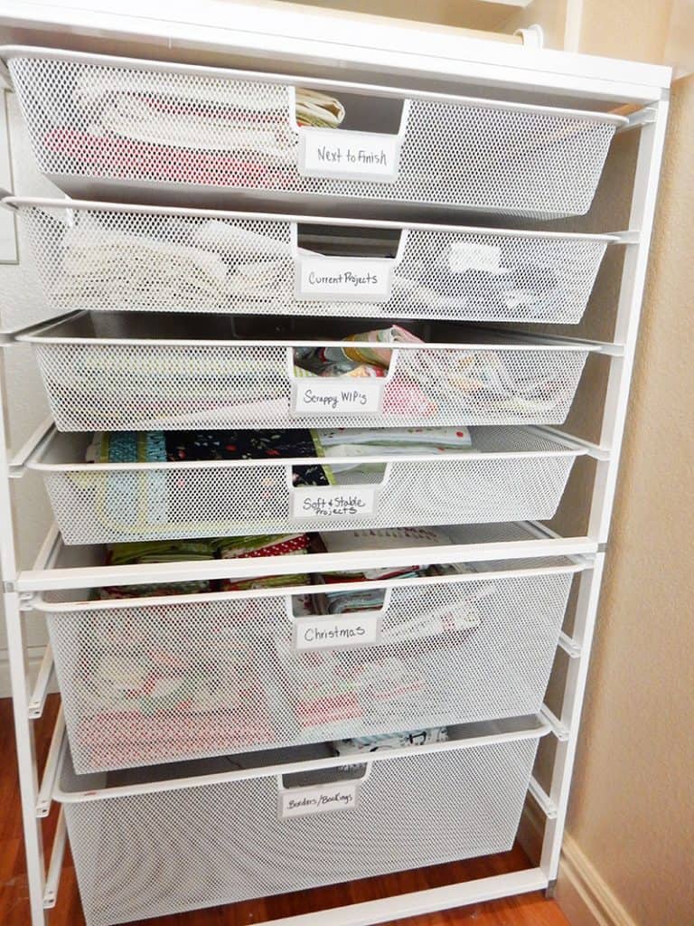 Sewing Room Organization Update - A Quilting Life