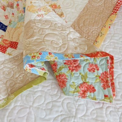 Scrappy Quilt Binding featured by Top US Quilting Blog, A Quilting Life