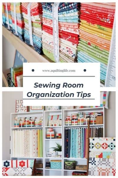 Sewing Room Organization: 5 Tips to Spring Clean featured by Top US Quilting Blog, A Quilting Life