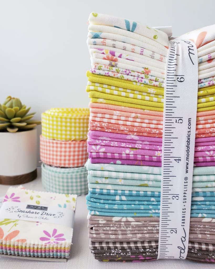 Seashore Drive Fabric Collection featured by Top US Quilting Blog, A Quilting Life