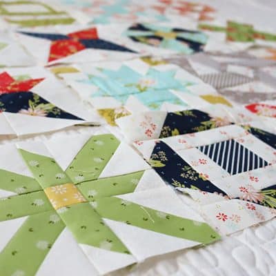 Sampler Spree Quilt Along | Week Four featured by Top US Quilting Blog, A Quilting Life