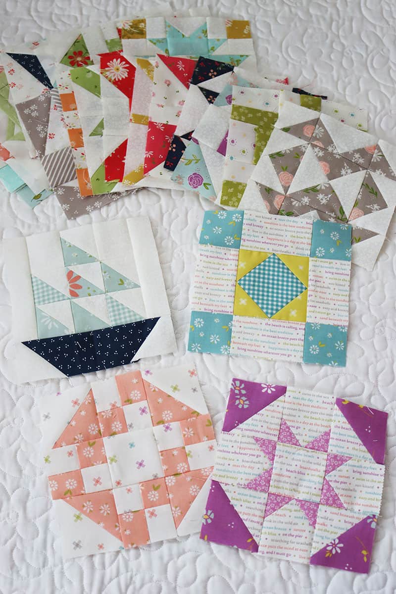 Sampler Spree Quilt Along Week 6 featured by Top US Quilting Blog, A Quilting Life