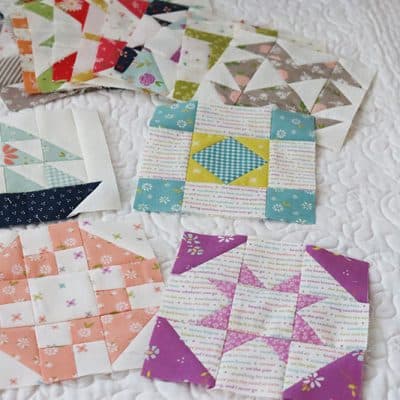 Sampler Spree Quilt Along Week 6 featured by Top US Quilting Blog, A Quilting Life