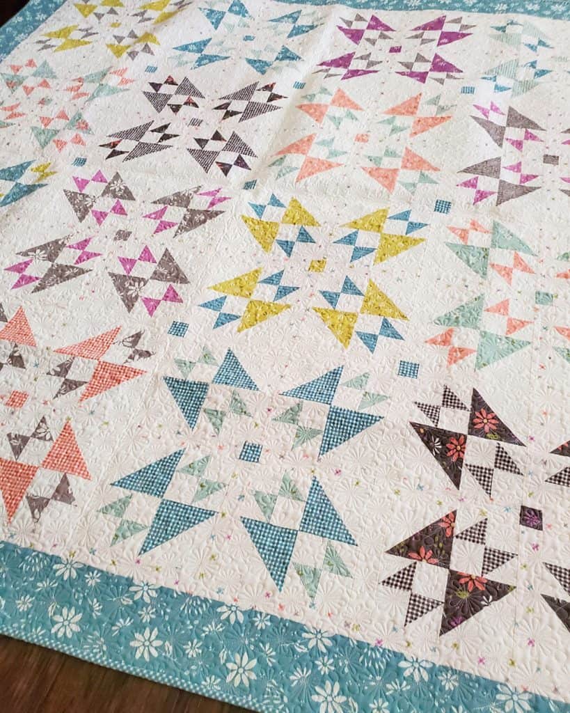 Sand Castles Quilt Pattern + Runner featured by Top US Quilting Blog, A Quilting Life