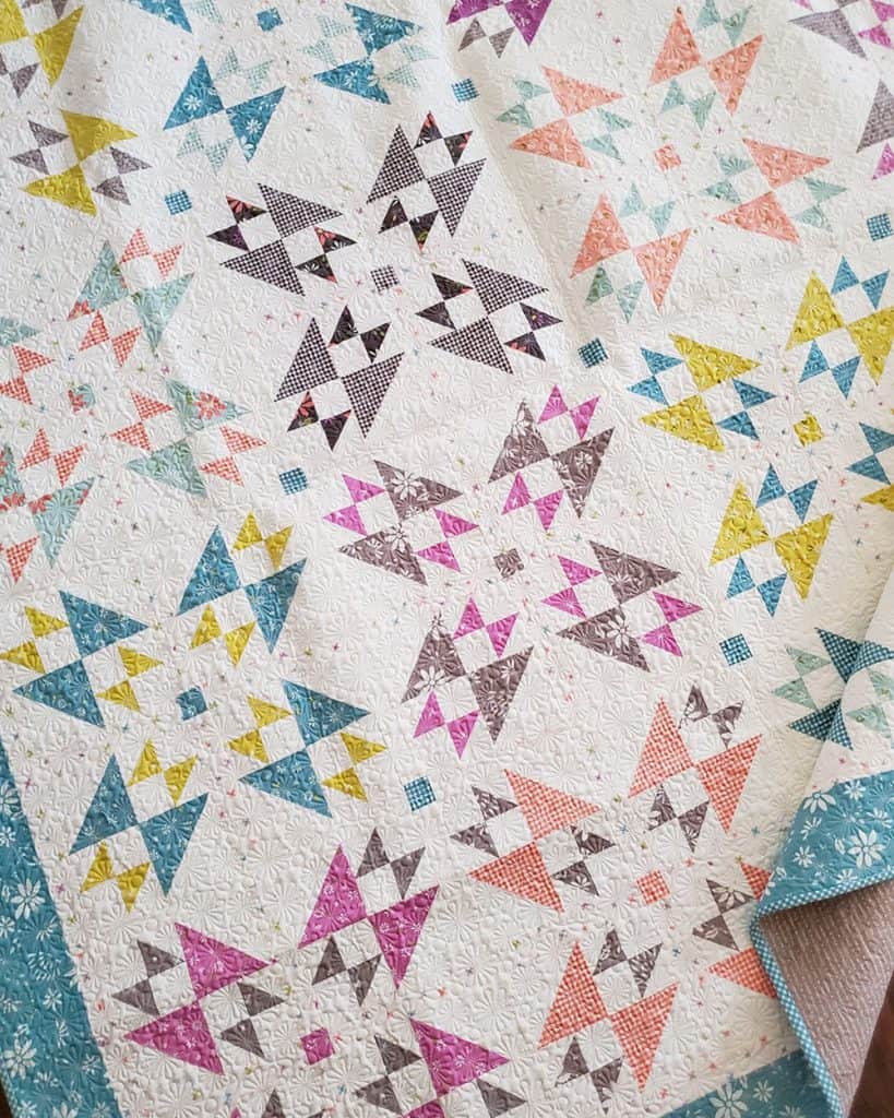 Sand Castles Quilt Pattern + Runner featured by Top US Quilting Blog, A Quilting Life