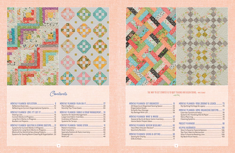 Quilting Life Planner and Workbook featured by Top US Quilt Blog, A Quilting Life
