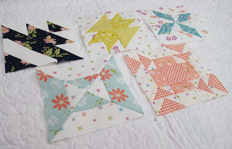 Sampler Spree Quilt Blocks + Village House Blocks featured by Top US Quilting Blog, A Quilting Life