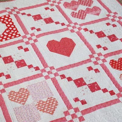 Stitch Pink Quilt Along Update featured by Top US Quilting Blog, A Quilting Life