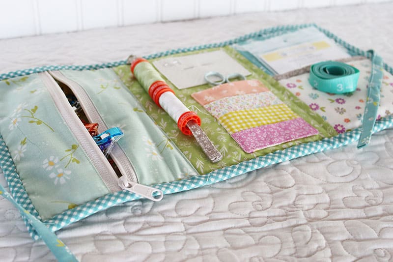 Simple Sewing Kit Tutorial + Video featured by Top US Quilt Blog, A Quilting Life
