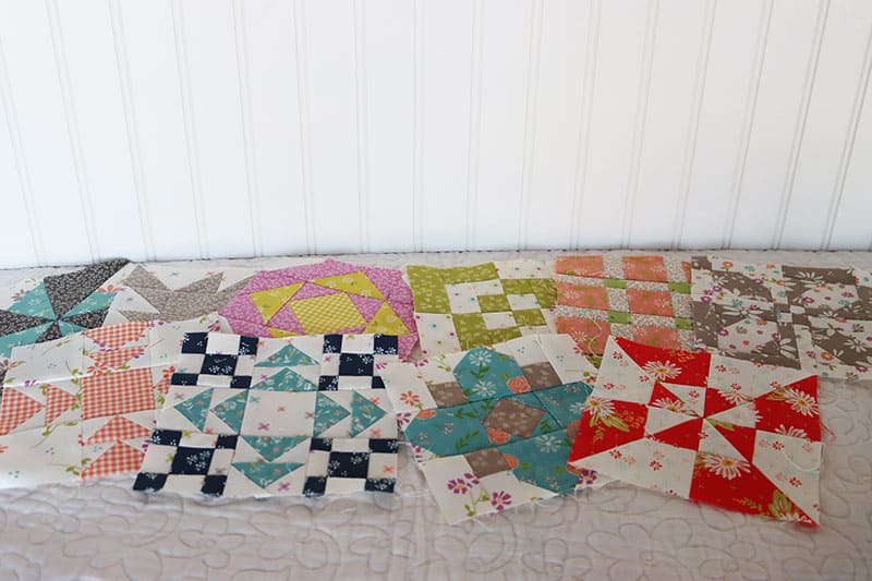 Sampler Spree Quilt Blocks Update featured by Top US Quilt Blog, A Quilting Life