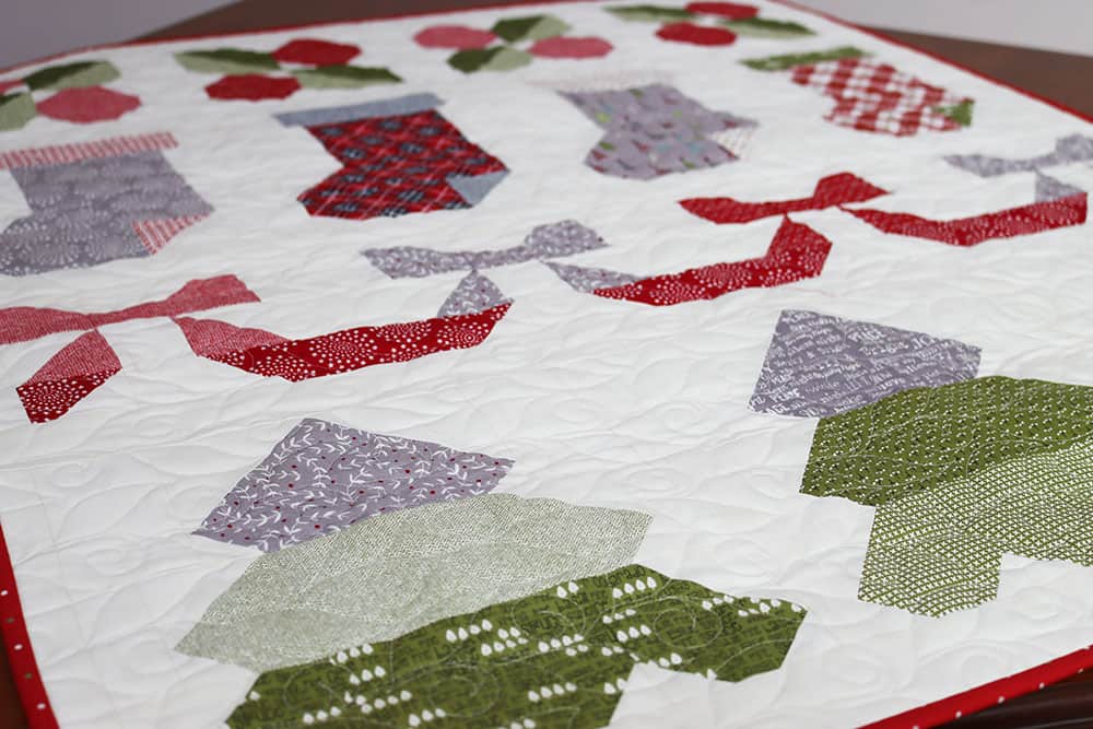 Christmastime Sew Along Block 2 featured by Top US Quilt Blog, A Quilting Life