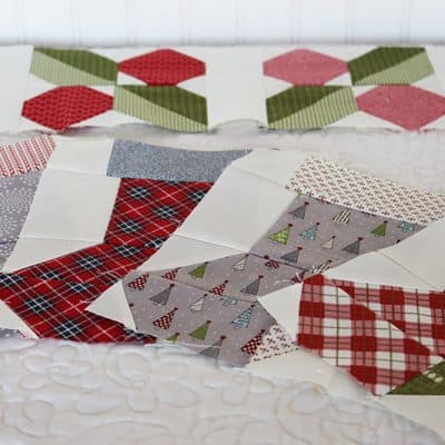All the Trimmings Mystery Quilt Week 2 featured by Top US Quilt Blog, A Quilting Life