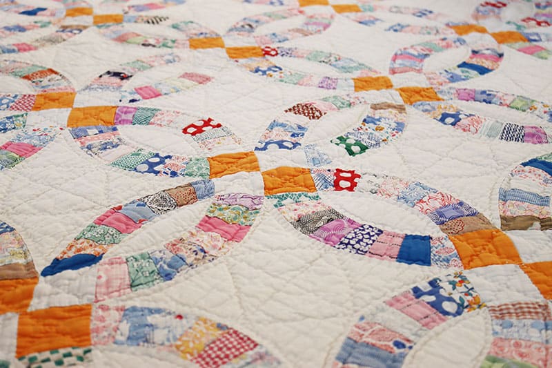 5 ways to cut pieces for a Double Wedding Ring quilt